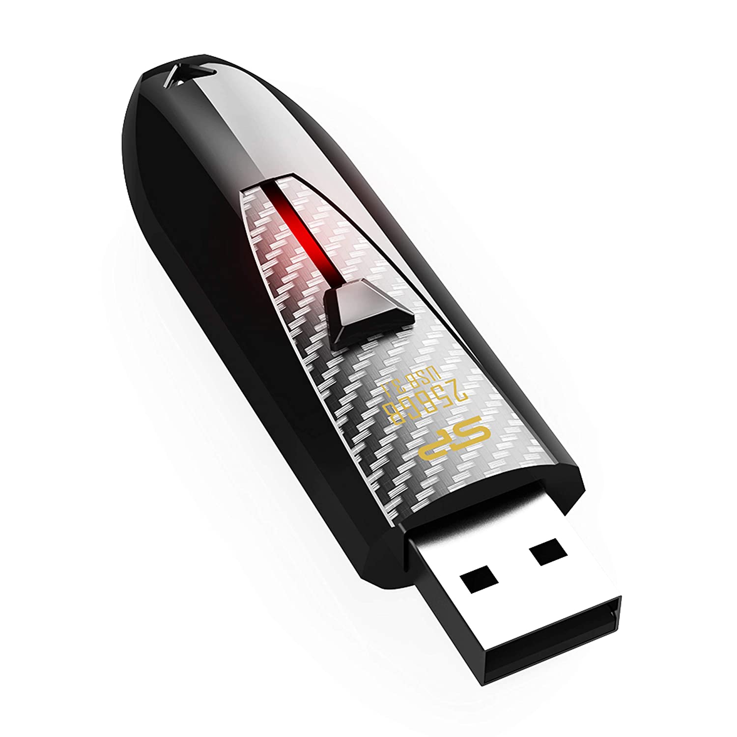 Usb Drive Silicon Power Blaze B25 | 256Gb Usb 3.1 Black