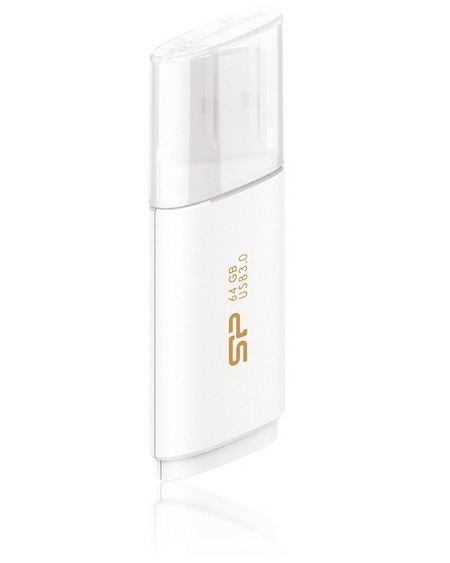 Usb Drive Silicon Power Blaze B06 | 64Gb Usb 3.1 White