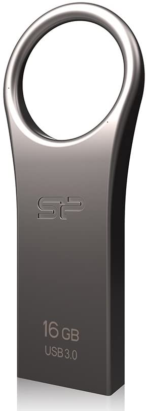 Usb Drive Silicon Power Jewel J80 | 16Gb Usb 3.1 Shock/Waterproof Silver