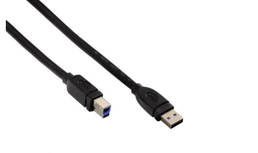KABLLO PRINTERI HAMA 54501 | 1.8M USB 3.0 BLACK