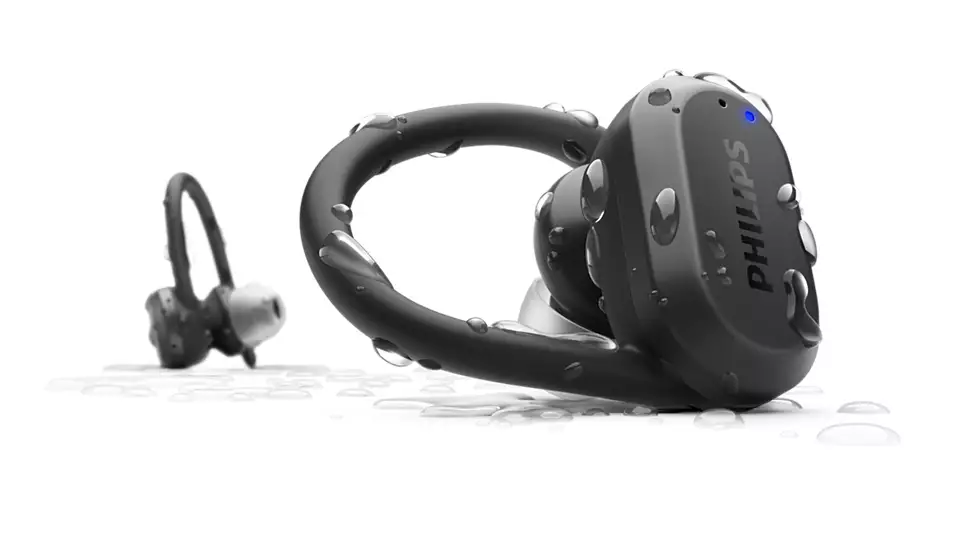 KUFJE BUDS PHILIPS TAA7306BK/00 | WIRELESS SPORT IPX5 MIC IN-EAR UV CLEANING BLACK