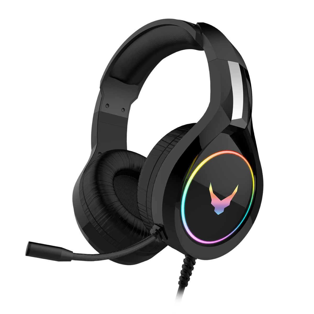 KUFJE GAMING VARR VH6060B | RGB MIC BLACK