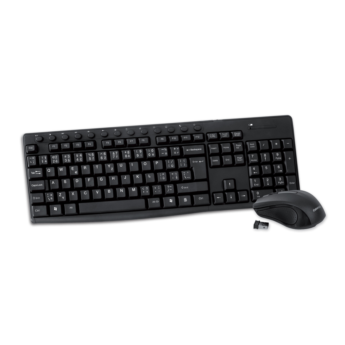 TASTIERE DHE MOUSE OMEGA OKM071BCZ | WIRELESS 1000DPI BLACK