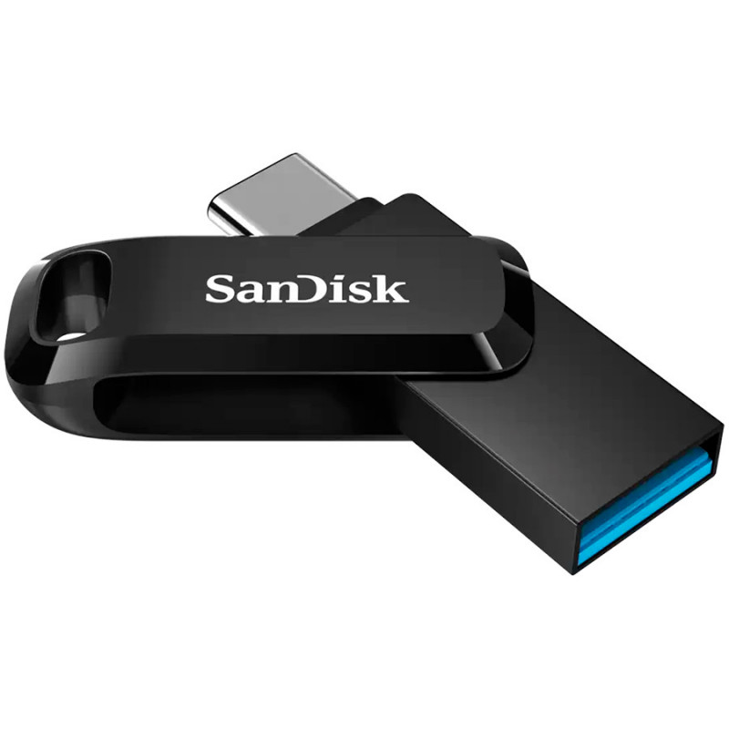 USB SanDisk Ultra Dual Drive Go, Type-A/USB Type-C 3.2, 32GB, e zezë