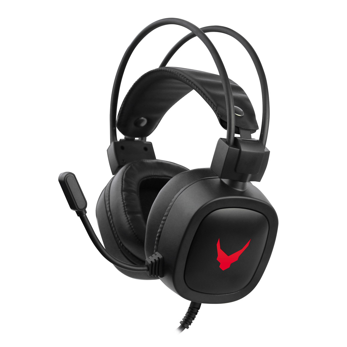 KUFJE GAMING VARR VH6020B | LED MIC BLACK