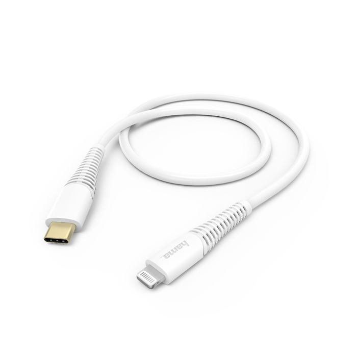 KABLLO FAST CHARGING HAMA 183309 | MFI TYPE-C/LIGHTNING 1.5M 3A WHITE