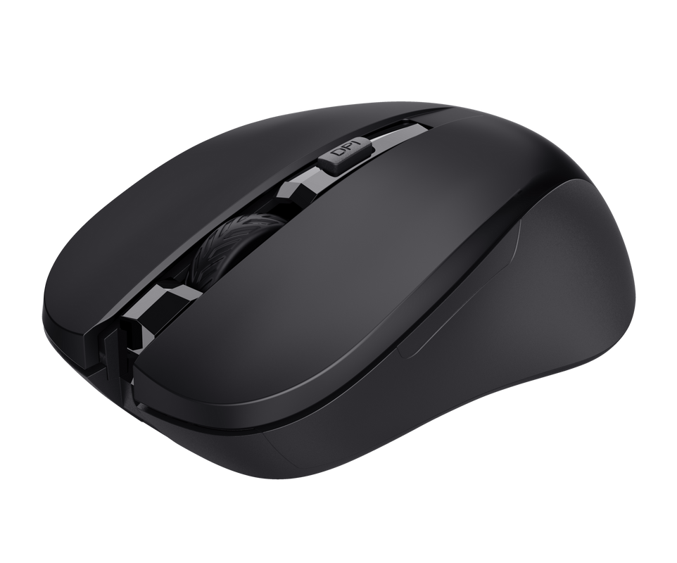MOUSE TRUST MYDO SILENT CLICK | WIRELESS 2.4GHZ 1800DPI BLACK