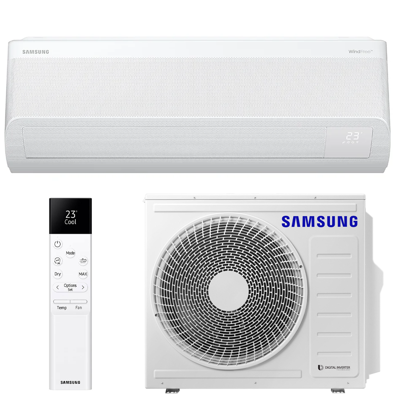 KLIMË MONTUESE SAMSUNG WINDFREE COMFORT BESPOKE AI 24000BTU AR60F24C1AWXEU  A++ WIFI