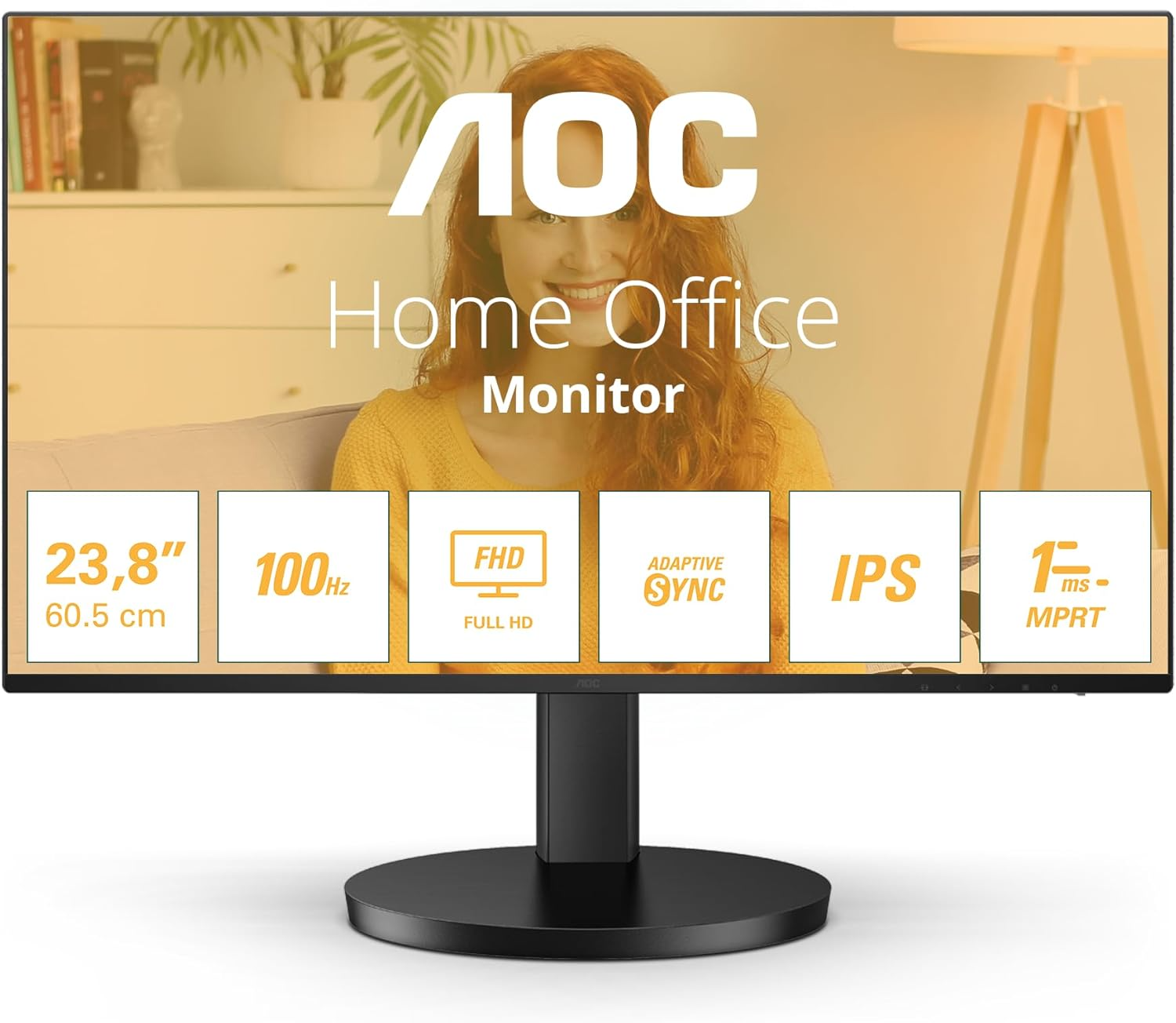 MONITOR AOC 24B3HA2 23.8" FHD | 100HZ 1MS IPS