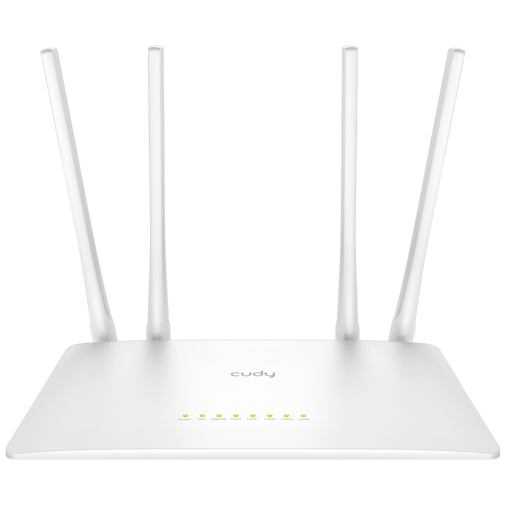 WIRELEES ROUTER CUDY WR1200-AC1200 4 ANTENA 2.4GHZ 300 MBPS