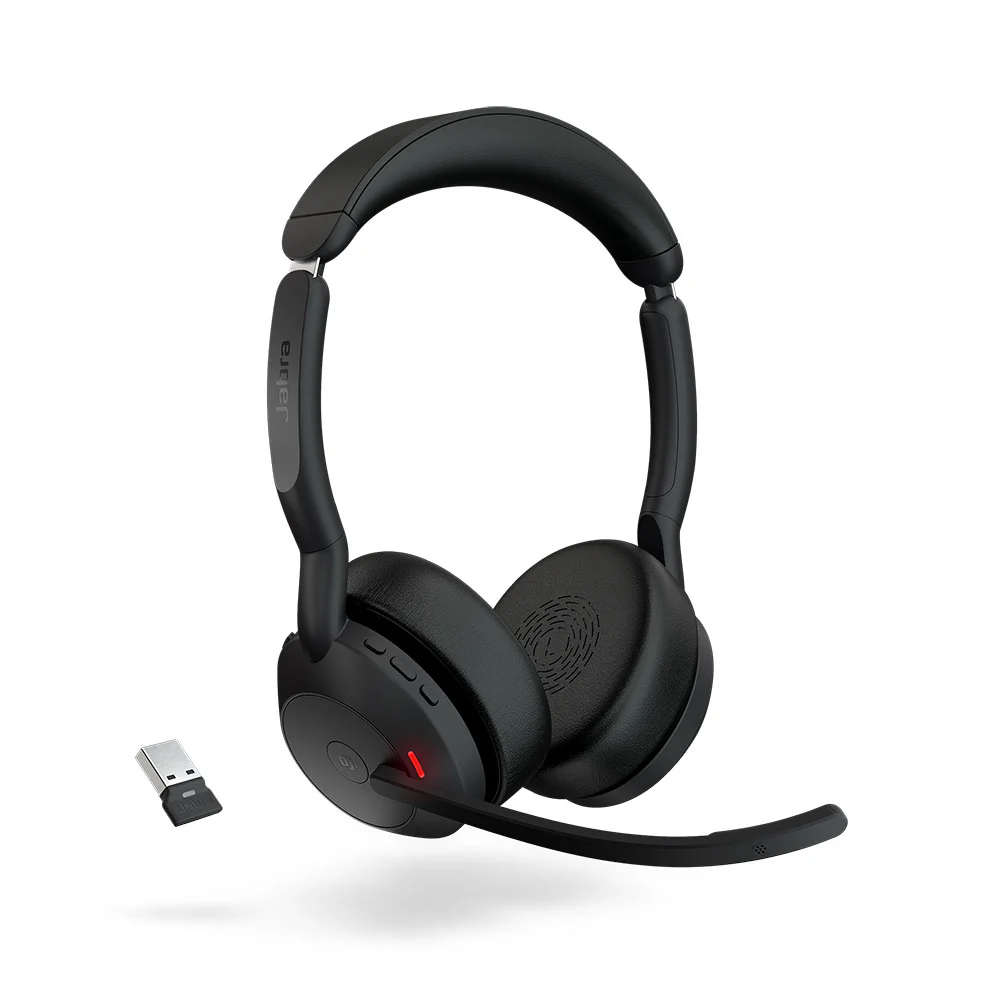 Kufje mono Jabra Evolve2 55 MS, Link 380 USB A, e zezë
