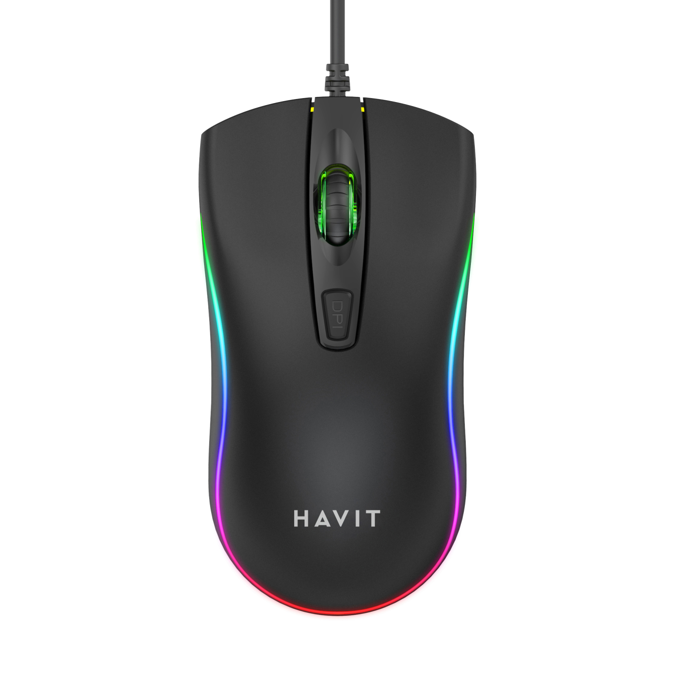 MOUSE GAMING HAVIT MS72 | 1200DPI RGB HIRI