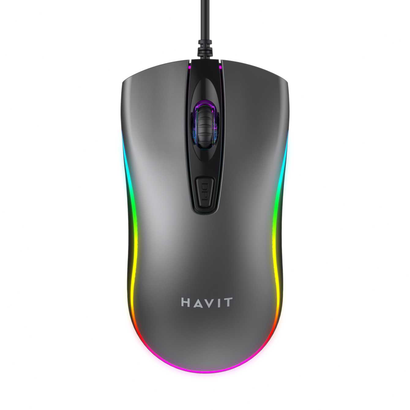 MOUSE GAMING HAVIT MS72 | 1200DPI RGB HIRI
