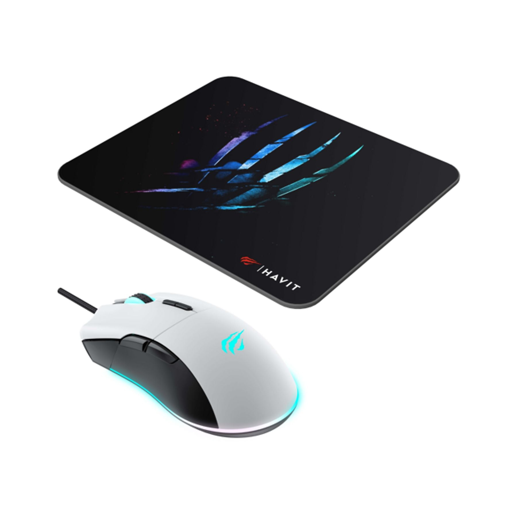 KOMBO MOUSE DHE MOUSPAD GAMING HAVIT MS1037CM | RGB