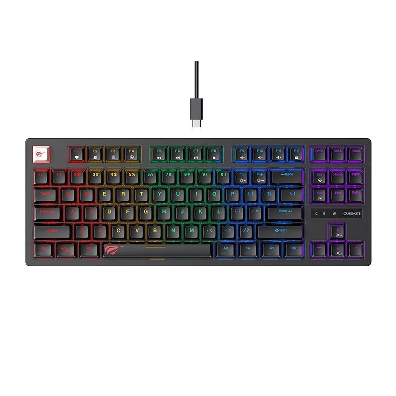 TASTIERE GAMING HAVIT KB892L | MEKANIKE RGB E ZEZE
