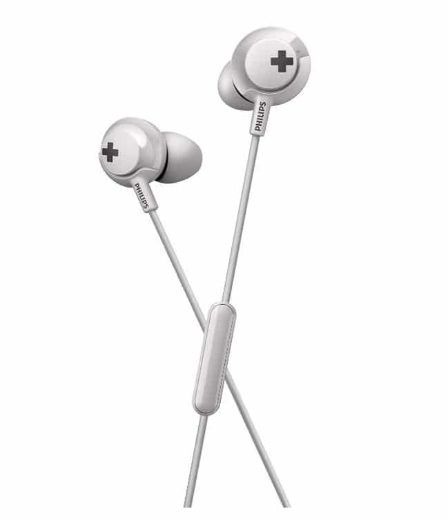 KUFJE PHILIPS SHE4305WT/00 | BASS+ MIC IN-EAR WHITE