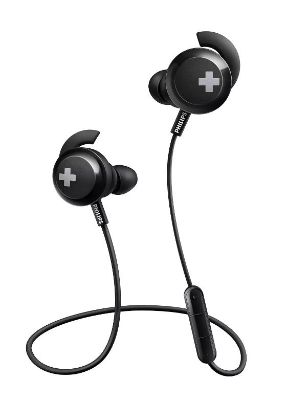 KUFJE PHILIPS SHB4305BK/00 | WIRELESS BASS+ MIC IN-EAR BLACK