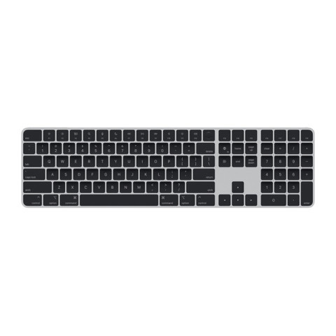Apple Magic Keyboard (2022) w Touch ID and Numeric Keypad - Black Keys